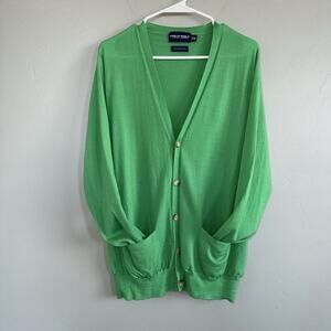 Polo Golf Ralph Lauren Merino Wool Cardigan Woman’s Size M Green READ DESCRIPT